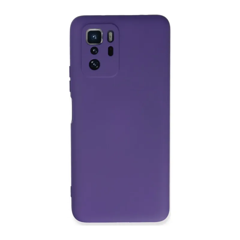 Poco X3 GT Kılıf Nano içi Kadife Silikon - Mor
