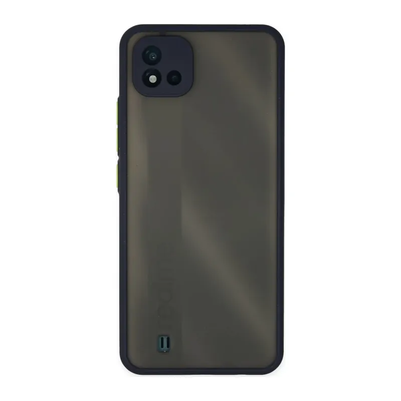 Realme C11 2021 Kılıf Montreal Silikon Kapak - Lacivert