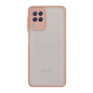 Samsung Galaxy A22 Kılıf Montreal Silikon Kapak - Pembe
