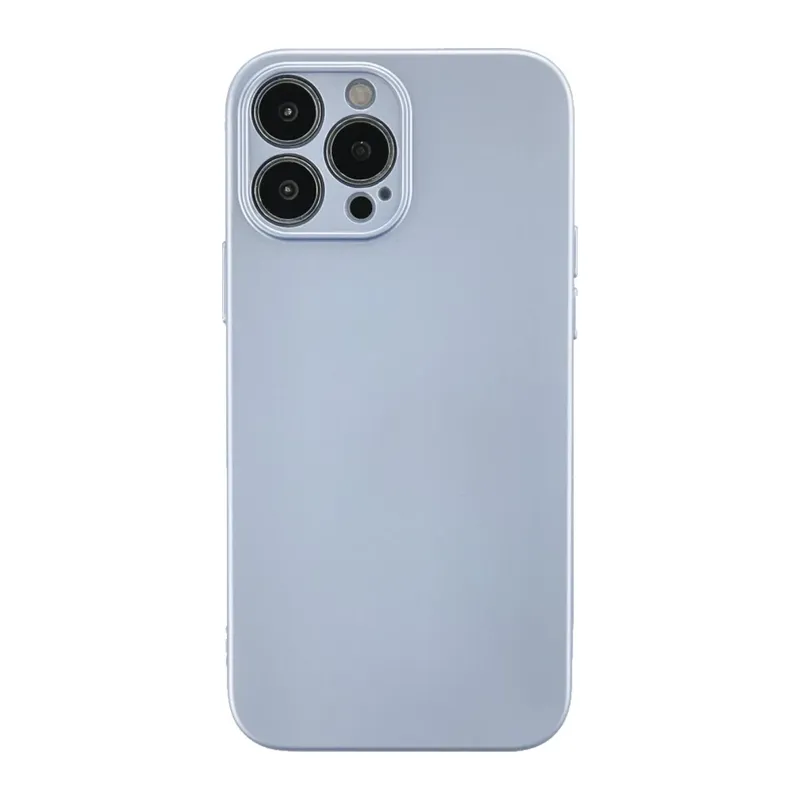 iPhone 13 Pro Kılıf Nano içi Kadife Silikon - Sky Blue