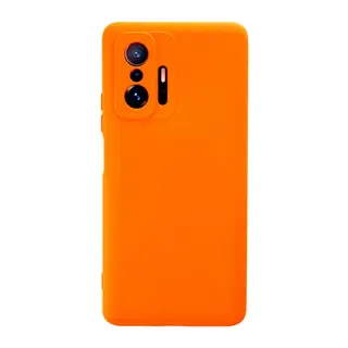 Mi 11T Pro Kılıf Nano içi Kadife Silikon - Turuncu