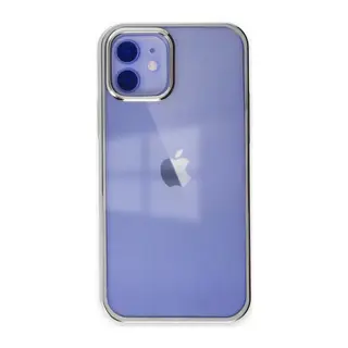 iPhone 12 Kılıf Element Silikon - Gümüş