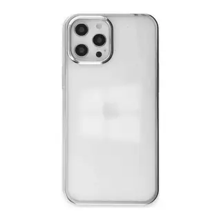 iPhone 12 Pro Max Kılıf Element Silikon - Gümüş
