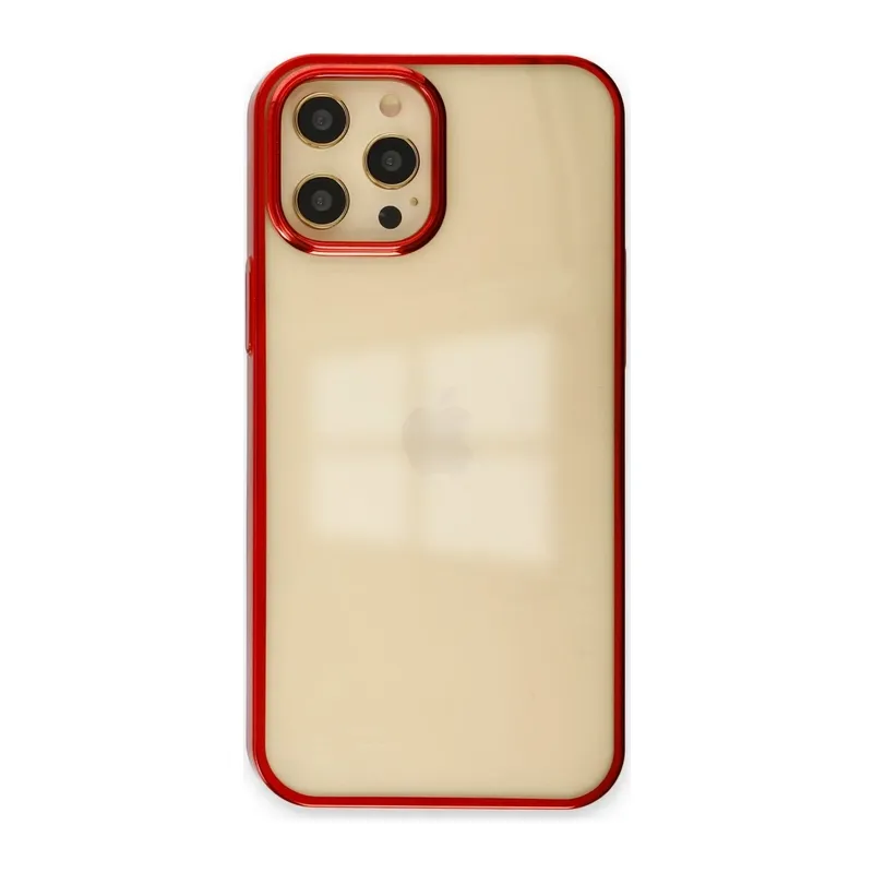 iPhone 12 Pro Max Kılıf Element Silikon - Kırmızı