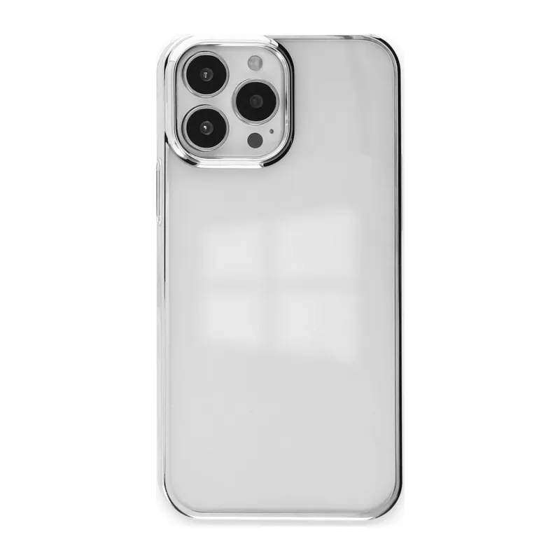 iPhone 13 Pro Kılıf Element Silikon - Gümüş
