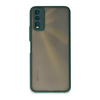 Vivo Y11S Kılıf Montreal Silikon Kapak - Yeşil