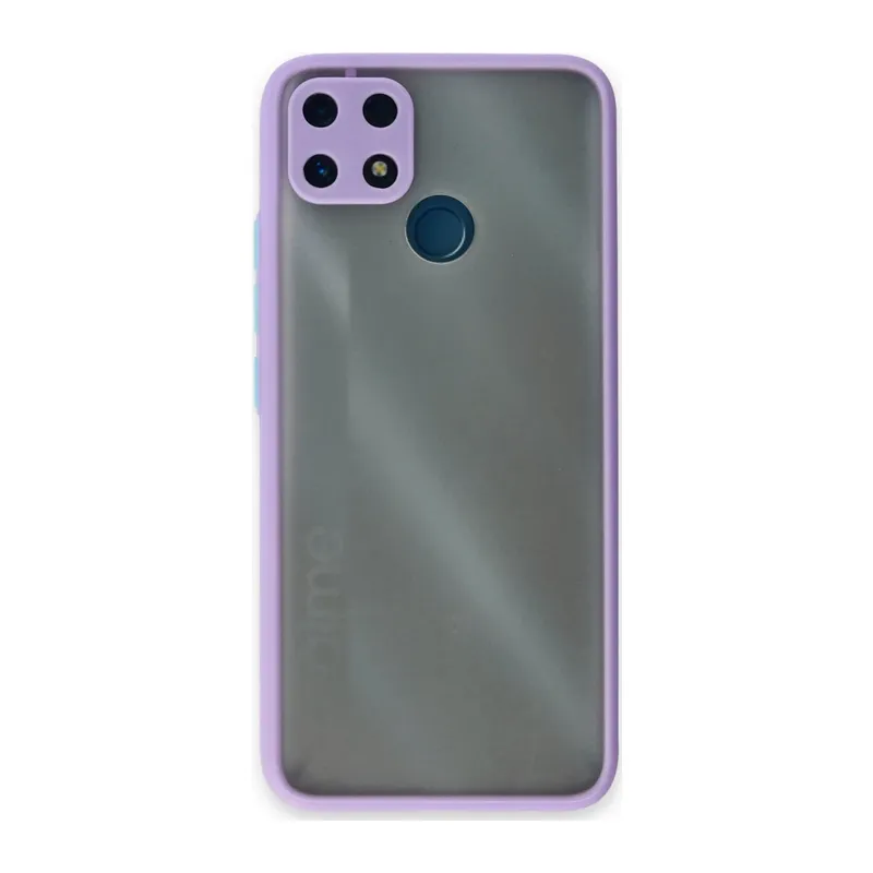 Realme C25 Kılıf Montreal Silikon Kapak - Mor