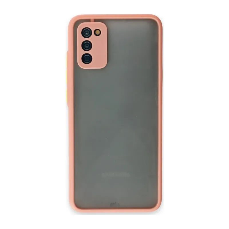 Samsung Galaxy A02S Kılıf Montreal Silikon Kapak - Pembe