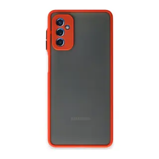 Samsung Galaxy M52 5G Kılıf Montreal Silikon Kapak - Kırmızı