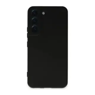 Samsung Galaxy S22 Kılıf Nano içi Kadife Silikon - Siyah