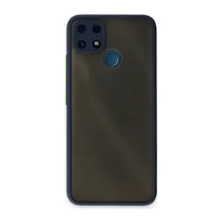 Realme C25 Kılıf Montreal Silikon Kapak - Lacivert