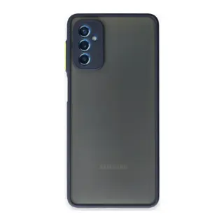 Samsung Galaxy M52 5G Kılıf Montreal Silikon Kapak - Lacivert