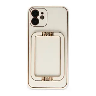 iPhone 12 Kılıf Coco Elit Kapak - Beyaz