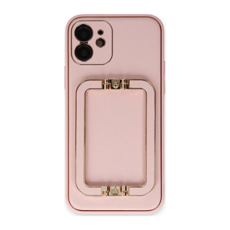 iPhone 12 Kılıf Coco Elit Kapak - Pembe