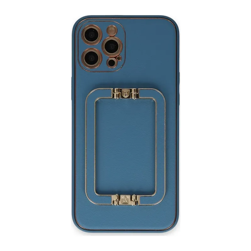 iPhone 12 Pro Kılıf Coco Elit Kapak - Mavi