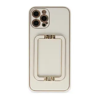 iPhone 12 Pro Max Kılıf Coco Elit Kapak - Beyaz