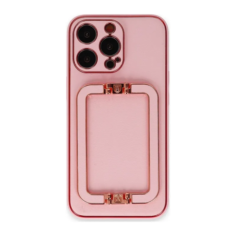 iPhone 13 Pro Max Kılıf Coco Elit Kapak - Pembe