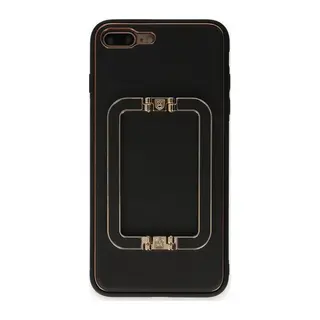 iPhone 7 Plus Kılıf Coco Elit Kapak - Siyah