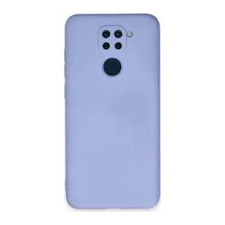 Redmi Note 9 Kılıf Nano içi Kadife Silikon - Lila