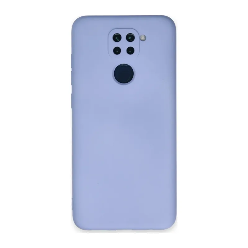 Redmi Note 9 Kılıf Nano içi Kadife Silikon - Lila