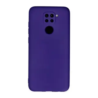 Redmi Note 9 Kılıf Nano içi Kadife Silikon - Mor
