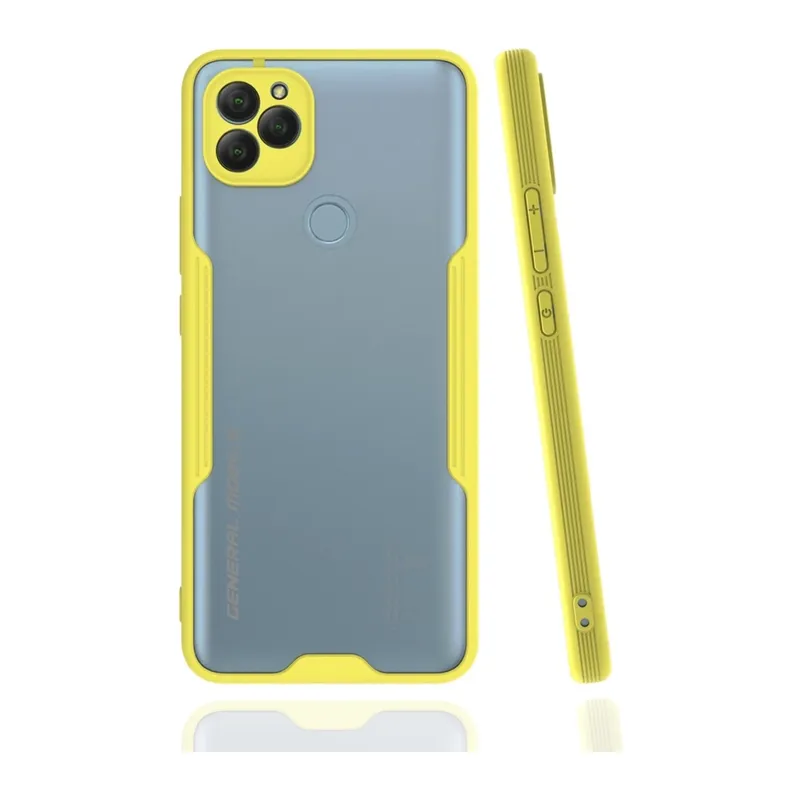 General Mobile GM 22 Kılıf Platin Silikon - Sarı
