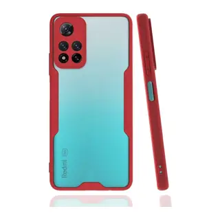 Redmi Note 11 Pro Plus 5G Kılıf Platin Silikon - Kırmızı