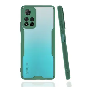 Redmi Note 11 Pro Plus 5G Kılıf Platin Silikon - Yeşil