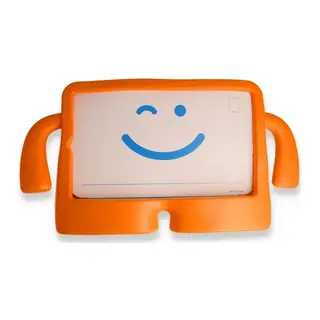 iPad 10.2 (7.nesil) Kılıf Karakter Tablet Silikon - Turuncu