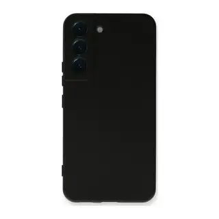 Samsung Galaxy S22 Plus Kılıf Nano içi Kadife Silikon - Siyah
