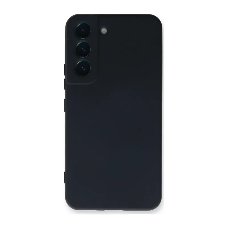 Samsung Galaxy S22 Plus Kılıf Nano içi Kadife Silikon - Lacivert