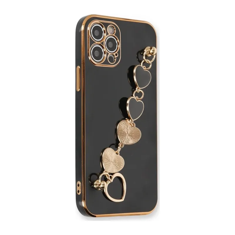 iPhone 12 Pro Max Kılıf Esila Silikon - Siyah