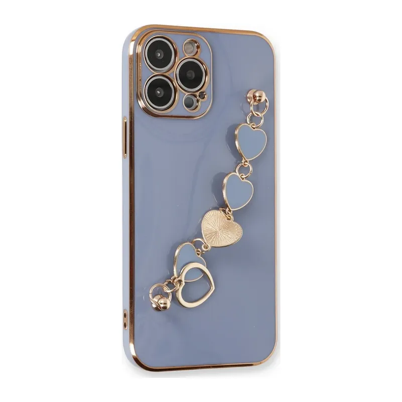 iPhone 13 Pro Kılıf Esila Silikon - Gri