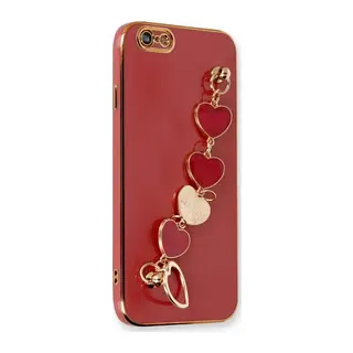 iPhone 6 Kılıf Esila Silikon - Kırmızı