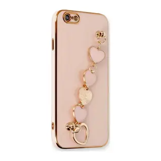 iPhone 6 Kılıf Esila Silikon - Pudra