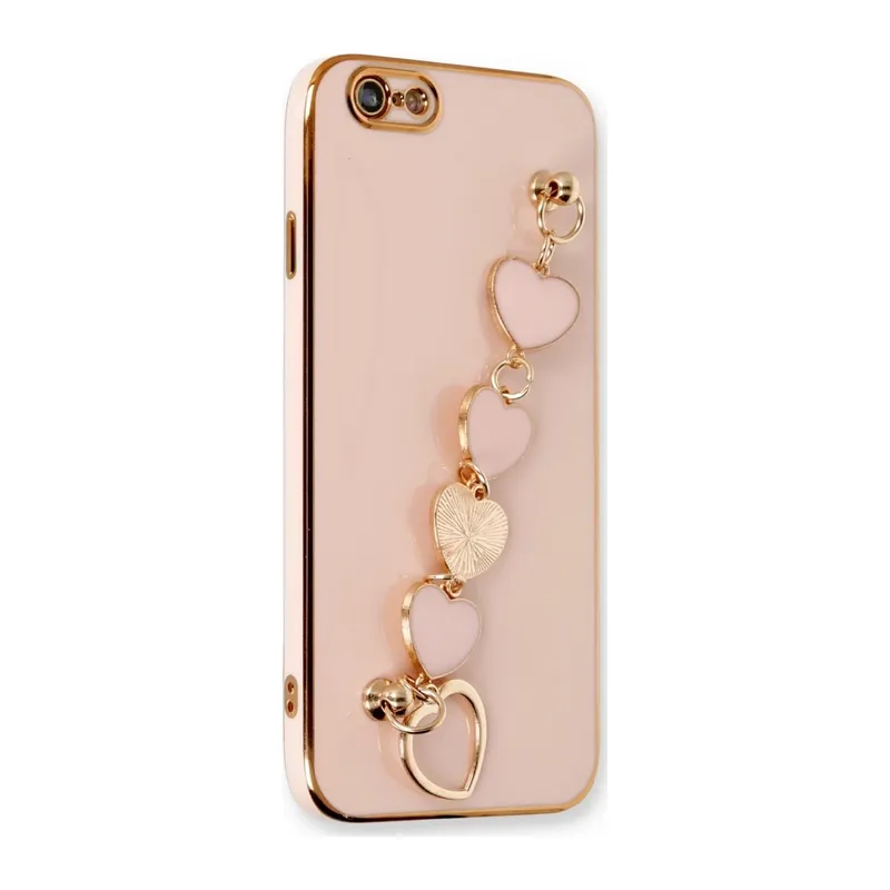 iPhone 6 Kılıf Esila Silikon - Pudra