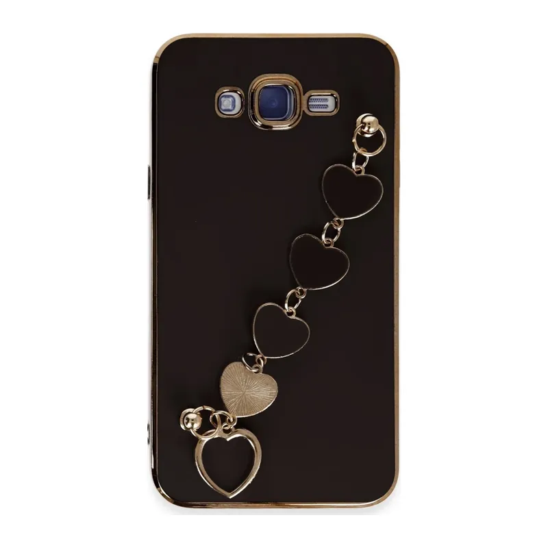 Samsung Galaxy J7 Kılıf Esila Silikon - Siyah