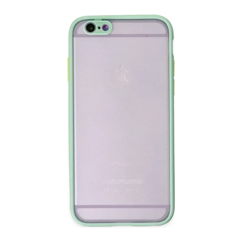 iPhone 6 Kılıf Montreal Silikon Kapak - Turkuaz