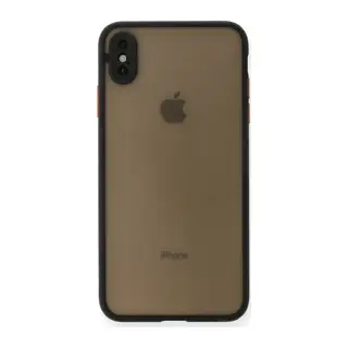 iPhone XS Max Kılıf Montreal Silikon Kapak - Siyah