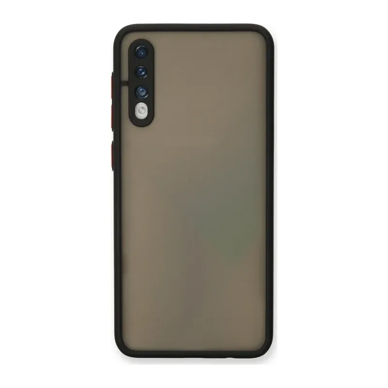 Samsung Galaxy A30S Kılıf Montreal Silikon Kapak - Siyah