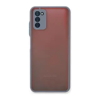 Samsung Galaxy A03S Kılıf Montreal Silikon Kapak - Gri