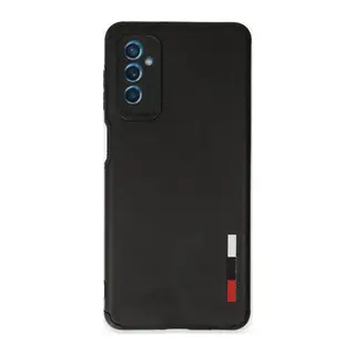 Samsung Galaxy M52 5G Kılıf Loop Deri Silikon - Siyah
