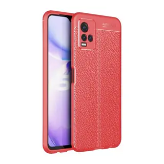 Vivo Y21S Kılıf Auto Focus Kapak - Kırmızı