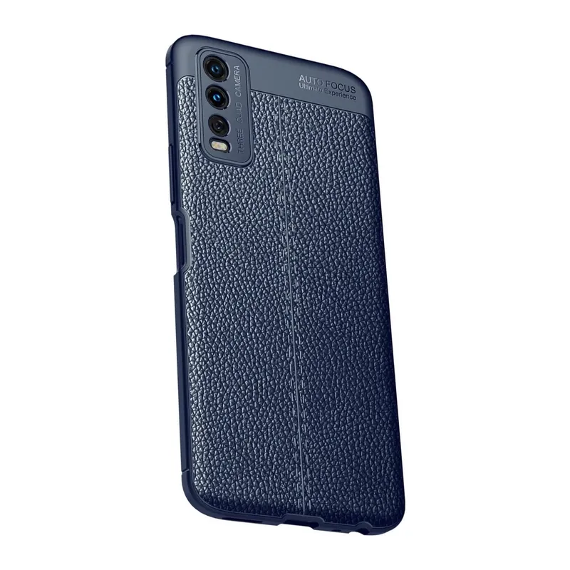Vivo Y11S Kılıf Auto Focus Kapak - Lacivert