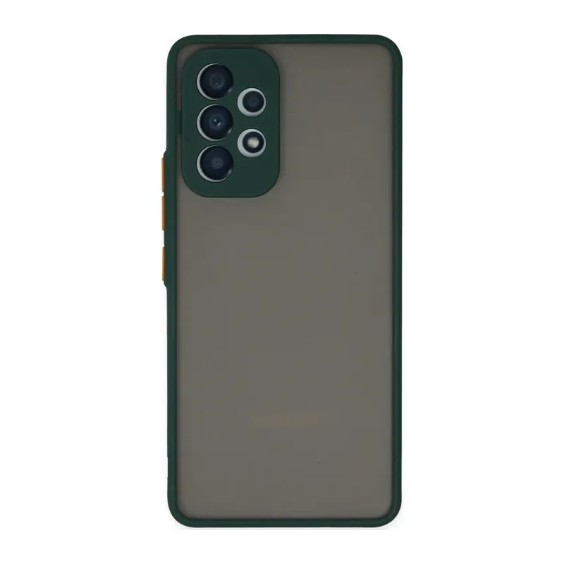 Samsung Galaxy A33 5G Kılıf Montreal Silikon Kapak - Yeşil