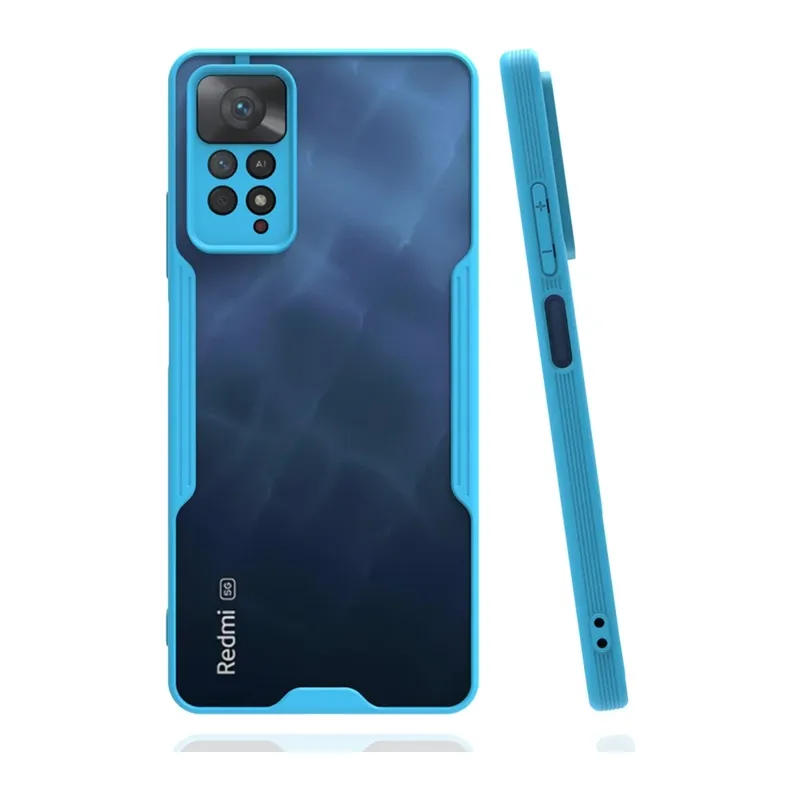 Redmi Note 11 Pro Kılıf Platin Silikon - Mavi