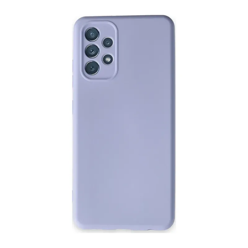 Samsung Galaxy A13 4G Kılıf Nano içi Kadife Silikon - Lila