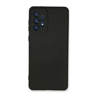 Samsung Galaxy A33 5G Kılıf Nano içi Kadife Silikon - Siyah