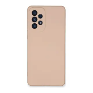 Samsung Galaxy A33 5G Kılıf Nano içi Kadife Silikon - Pudra