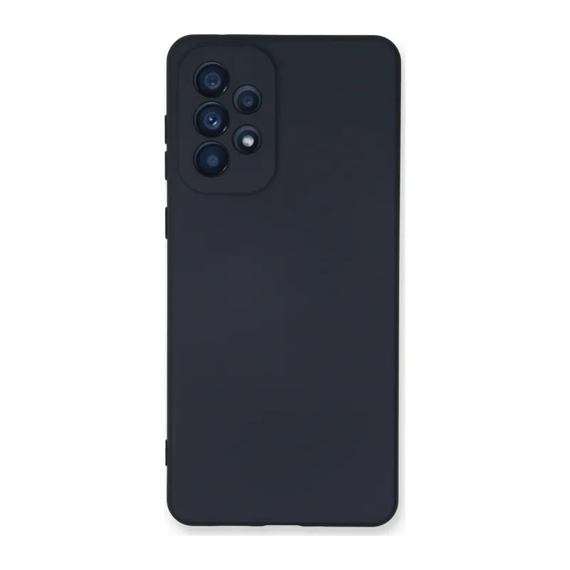Samsung Galaxy A53 5G Kılıf Nano içi Kadife Silikon - Lacivert